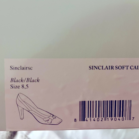 Black Satin-Trimmed Francis Valentine Heels with Dust Bag and Box - Picture 3 of 4